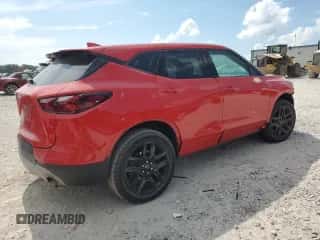 2021 Chevrolet Blazer LT with VIN 3GNKBCRS4MS583896, listed as a Copart auction lot 68912255 with 99,562 mi miles and Salvage title. Bid and sale history available at DreamBid. Image 3.