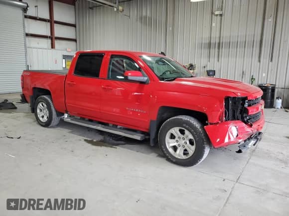 2016 Chevrolet Silverado 1500 LT with VIN 3GCUKREC4GG189955, listed as a Copart auction lot 90503345 with 37,911 mi miles and Salvage title. Bid and sale history available at DreamBid. Image 4.