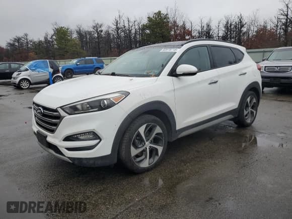 ✅ 2017 Hyundai Tucson Sport • VIN: KM8J3CA20HU325518 • Лот: 92078715. Опубликован ранее на Copart с пробегом 114 288 миль. Бесплатный доступ к архиву аукционных продаж из США и подробный отчёт об истории автомобиля на DreamBid. Изображение 1.