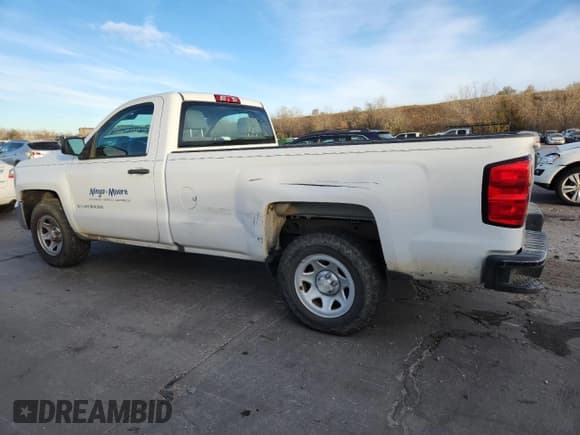 ✅ 2018 Chevrolet Silverado 1500 Work Truck • VIN: 1GCNCNECXJZ209983 • Lot: 92613965. Wystawiony na Copart z przebiegiem 131 459 mil. Bezpłatny archiwum sprzedaży aukcyjnych z USA i szczegółowy raport historii pojazdu na DreamBid. Zdjęcie 2.