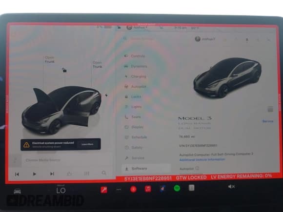 ✅ 2022 Tesla Model 3 Long Range • VIN: 5YJ3E1EB8NF228951 • Lot: 42283225. Wystawiony na IAAI z przebiegiem 74 460 mil. Bezpłatny archiwum sprzedaży aukcyjnych z USA i szczegółowy raport historii pojazdu na DreamBid. Zdjęcie 15.