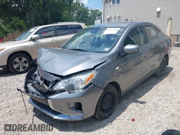 ✅ 2022 Mitsubishi Mirage ES • VIN: ML32FUFJXNHF02298 • Лот: 42652738. Опубликован ранее на IAAI с пробегом 54 738 миль. Бесплатный доступ к архиву аукционных продаж из США и подробный отчёт об истории автомобиля на DreamBid. Изображение 2.