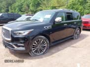 ✅ 2018 Infiniti QX80 • VIN: JN8AZ2NEXJ9191616 • Lot: 42404205. Listed on IAAI with 71,264 mi. Free auction sales archive from the USA and detailed vehicle history report at DreamBid. Image 2.