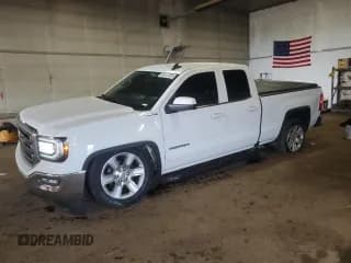 ✅ 2018 GMC Sierra 1500 SLE • VIN: 1GTV2MECXJZ173404 • Лот: 84161285. Опубликован ранее на Copart с пробегом 140 322 миль. Бесплатный доступ к архиву аукционных продаж из США и подробный отчёт об истории автомобиля на DreamBid. Изображение 1.