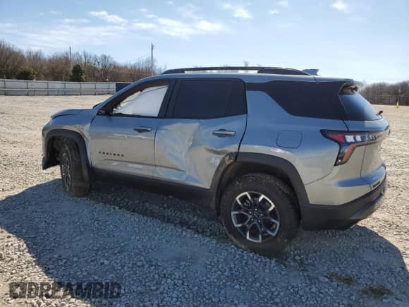 2025 Chevrolet Equinox FWD ACTIV с VIN 3GNAXKEG9SL166158, выставлен на аукционе Copart как лот 46445975 с пробегом 1 782 миль миль и Списание • Salvage title. История ставок и продаж доступна на DreamBid. Изображение 2.