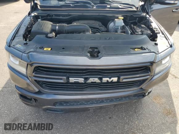 2019 Ram 1500 Big Horn z VIN 1C6SRFFT4KN570616, wystawiony jako Copart lot #84862805 z przebiegiem 74 932 mil mil oraz Szkoda całkowita • Salvage title. Historia ofert i sprzedaży dostępna na DreamBid. Obrazek 11.