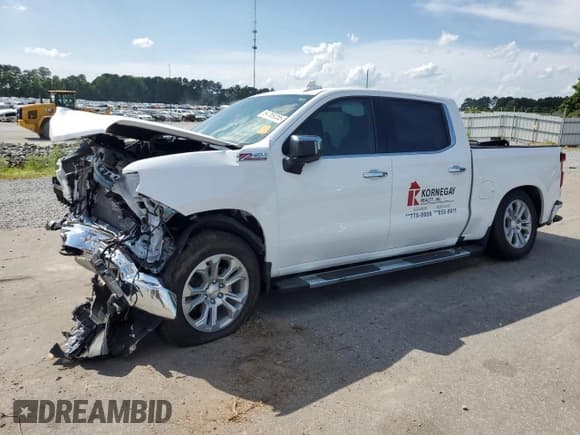 ✅ 2024 Chevrolet Silverado 1500 LTZ • VIN: 2GCUDGED1R1272617 • Лот: 64769255. Опубликован ранее на Copart с пробегом Не указан. Бесплатный доступ к архиву аукционных продаж из США и подробный отчёт об истории автомобиля на DreamBid. Изображение 1.