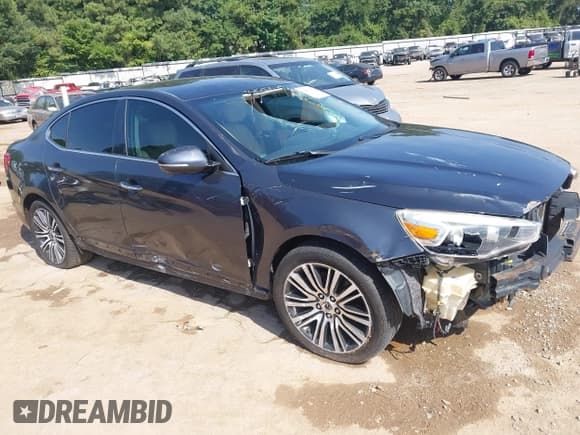 ✅ 2014 Kia Cadenza Limited • VIN: KNALN4D74E5128665 • Lot: 42870552. Listed on IAAI with 170,099 mi. Free auction sales archive from the USA and detailed vehicle history report at DreamBid. Image 1.