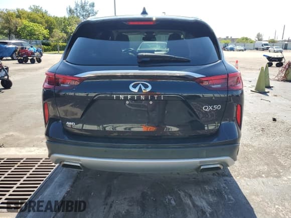 ✅ 2021 Infiniti QX50 Essential • VIN: 3PCAJ5CB3MF104596 • Lot: 56932595. Wystawiony na Copart z przebiegiem 39 058 mil. Bezpłatny archiwum sprzedaży aukcyjnych z USA i szczegółowy raport historii pojazdu na DreamBid. Zdjęcie 6.