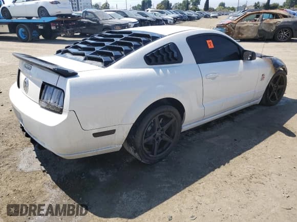 ✅ 2008 Ford Mustang GT Deluxe • VIN: 1ZVHT82H985180747 • Lot: 50656185. Listed on Copart with Not provided. Free auction sales archive from the USA and detailed vehicle history report at DreamBid. Image 3.