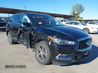 ✅ 2019 Infiniti QX60 Luxe • VIN: 5N1DL0MN2KC563790 • Lot: 41076104. Listed on IAAI with 94,079 mi. Free auction sales archive from the USA and detailed vehicle history report at DreamBid. Image 1.