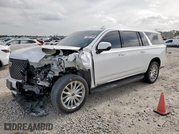 ✅ 2023 Cadillac Escalade ESV RWD Premium Luxury • VIN: 1GYS3KKL0PR155750 • Лот: 65071495. Опубликован ранее на Copart с пробегом 43 549 миль. Бесплатный доступ к архиву аукционных продаж из США и подробный отчёт об истории автомобиля на DreamBid. Изображение 1.