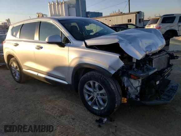 ✅ 2019 Hyundai Santa Fe SE • VIN: 5NMS23AD6KH035389 • Lot: 41792173. Listed on Copart with 58,901 mi. Free auction sales archive from the USA and detailed vehicle history report at DreamBid. Image 4.