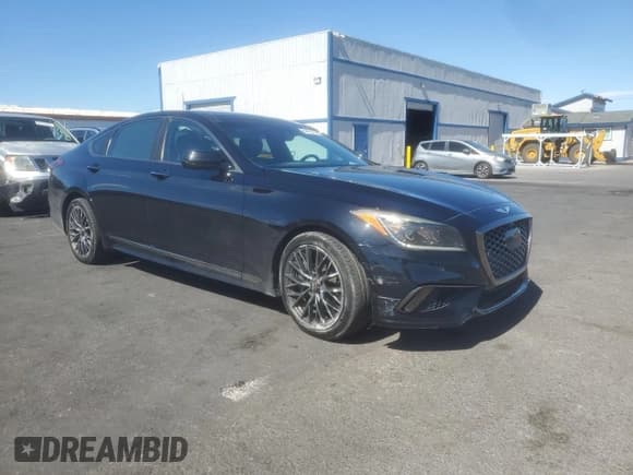 ✅ 2020 Genesis G80 Sport • VIN: KMTFN4JB9LU334688 • Lot: 64455985. Listed on Copart with 69,179 mi. Free auction sales archive from the USA and detailed vehicle history report at DreamBid. Image 4.