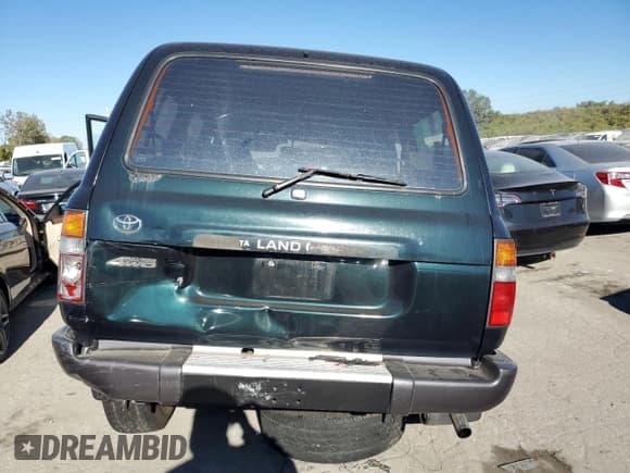 ✅ 1996 Toyota Land Cruiser • VIN: JT3HJ85J8T0140189 • Lot: 76720784. Listed on Copart with 167,649 mi. Free auction sales archive from the USA and detailed vehicle history report at DreamBid. Image 6.