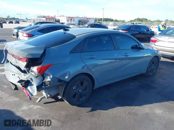 2023 Hyundai Elantra SEL with VIN KMHLM4AGXPU396988, listed as a IAAI auction lot 43447208 with 22,473 mi miles and . Bid and sale history available at DreamBid. Image 4.