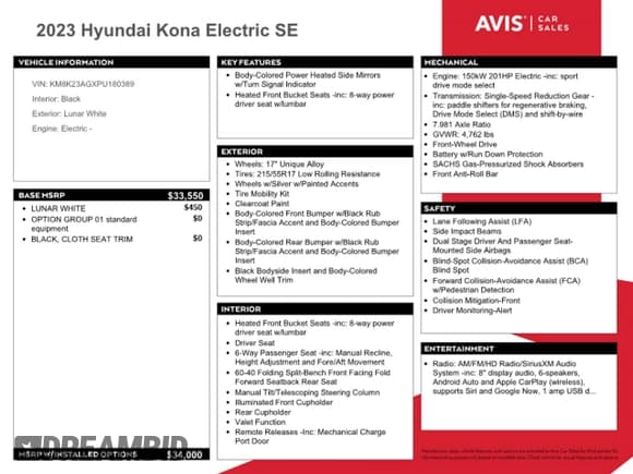 ✅ 2023 Hyundai Kona SE • VIN: KM8K23AGXPU180389 • Лот: 68912784. Опубликован ранее на Copart с пробегом 13 890 миль. Бесплатный доступ к архиву аукционных продаж из США и подробный отчёт об истории автомобиля на DreamBid. Изображение 13.