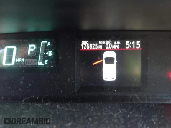 ✅ 2013 Toyota Prius One • VIN: JTDKDTB32D1546286 • Lot: 43487780. Listed on IAAI with 126,825 mi. Free auction sales archive from the USA and detailed vehicle history report at DreamBid. Image 7.