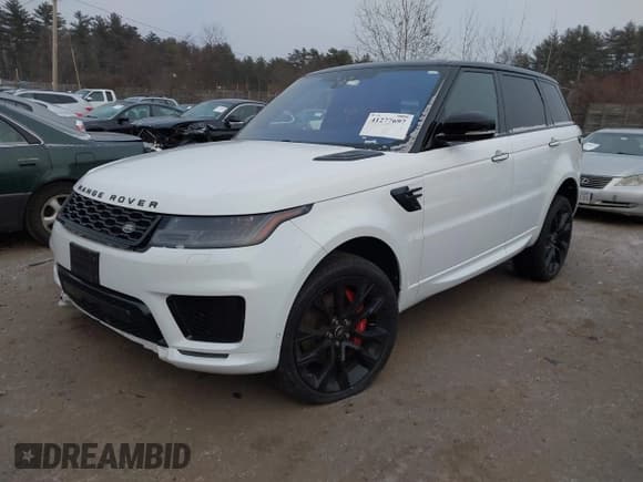 ✅ 2021 Land Rover Range Rover Sport HST • VIN: SALWS2RU8MA784331 • Лот: 41277697. Опубликован ранее на IAAI с пробегом 25 340 миль. Бесплатный доступ к архиву аукционных продаж из США и подробный отчёт об истории автомобиля на DreamBid. Изображение 2.