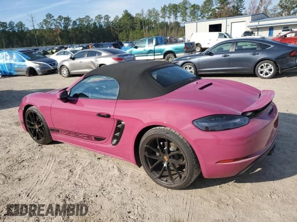 ✅ 2024 Porsche 718 Boxster • VIN: WP0CA2A84RK206028 • Lot: 80316704. Listed on Copart with 714 mi. Free auction sales archive from the USA and detailed vehicle history report at DreamBid. Image 2.