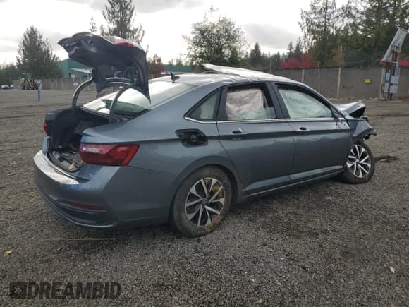 ✅ 2025 Volkswagen Jetta S • VIN: 3VW5X7BU7SM066617 • Lot: 90868965. Listed on Copart with Not provided. Free auction sales archive from the USA and detailed vehicle history report at DreamBid. Image 3.