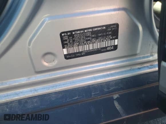 2017 Mitsubishi Outlander SE с VIN JA4AZ3A30HZ062116, выставлен на аукционе Copart как лот 86447905 с пробегом 72 187 миль миль и Списание • Salvage title. История ставок и продаж доступна на DreamBid. Изображение 12.