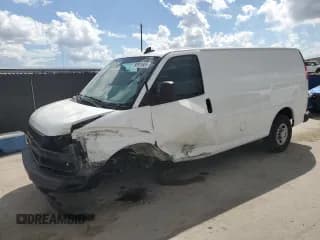 ✅ 2020 Chevrolet Express Cargo • VIN: 1GCWGAFGXL1252949 • Lot: 80924685. Listed on Copart with 90,306 mi. Free auction sales archive from the USA and detailed vehicle history report at DreamBid. Image 1.
