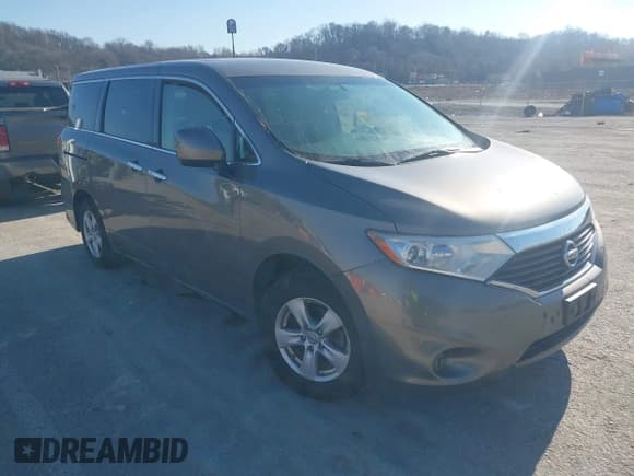 ✅ 2015 Nissan Quest SV • VIN: JN8AE2KP9F9122585 • Lot: 43891693. Wystawiony na IAAI z przebiegiem 191 881 mil. Bezpłatny archiwum sprzedaży aukcyjnych z USA i szczegółowy raport historii pojazdu na DreamBid. Zdjęcie 1.
