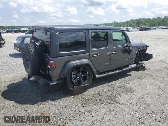 ✅ 2022 Jeep Wrangler Unlimited Sport S • VIN: 1C4HJXDG9NW149351 • Лот: 54513615. Опубликован ранее на Copart с пробегом 9 873 миль. Бесплатный доступ к архиву аукционных продаж из США и подробный отчёт об истории автомобиля на DreamBid. Изображение 3.