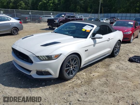✅ 2017 Ford Mustang GT Premium • VIN: 1FATP8FF2H5295125 • Lot: 42656996. Wystawiony na IAAI z przebiegiem 130 568 mil. Bezpłatny archiwum sprzedaży aukcyjnych z USA i szczegółowy raport historii pojazdu na DreamBid. Zdjęcie 2.