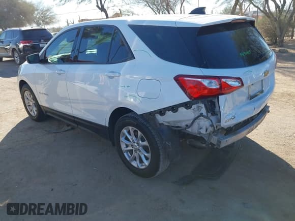 ✅ 2018 Chevrolet Equinox LS • VIN: 3GNAXHEV4JL293643 • Lot: 43682688. Listed on IAAI with 50,554 mi. Free auction sales archive from the USA and detailed vehicle history report at DreamBid. Image 3.