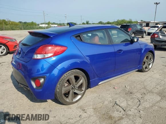 ✅ 2014 Hyundai Veloster Turbo • VIN: KMHTC6AE6EU202354 • Lot: 63411794. Wystawiony na Copart z przebiegiem Nie podano. Bezpłatny archiwum sprzedaży aukcyjnych z USA i szczegółowy raport historii pojazdu na DreamBid. Zdjęcie 3.