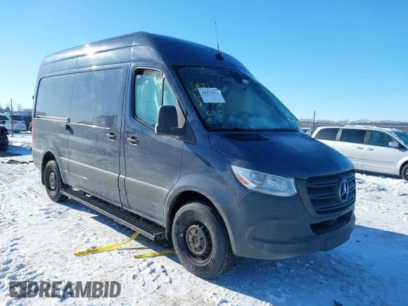 ✅ 2019 Mercedes-Benz Sprinter Cargo • VIN: WD4PF0CD5KP047777 • Lot: 41273923. Listed on IAAI with Not provided. Free auction sales archive from the USA and detailed vehicle history report at DreamBid. Image 1.