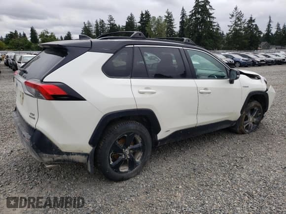 ✅ 2021 Toyota RAV4 Hybrid XSE • VIN: 4T3E6RFV3MU028839 • Lot: 51814345. Wystawiony na Copart z przebiegiem 119 572 mil. Bezpłatny archiwum sprzedaży aukcyjnych z USA i szczegółowy raport historii pojazdu na DreamBid. Zdjęcie 3.