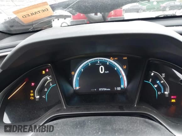 ✅ 2021 Honda Civic EX • VIN: SHHFK7H61MU220954 • Lot: 43622246. Listed on IAAI with 73,704 mi. Free auction sales archive from the USA and detailed vehicle history report at DreamBid. Image 7.