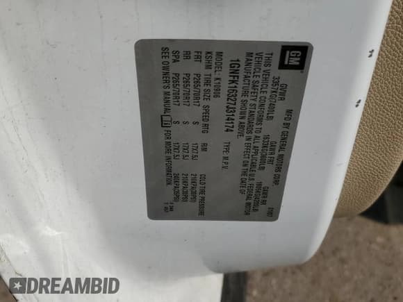 ✅ 2007 Chevrolet Suburban LT • VIN: 1GNFK16327J314174 • Lot: 75510724. Wystawiony na Copart z przebiegiem 238 415 mil. Bezpłatny archiwum sprzedaży aukcyjnych z USA i szczegółowy raport historii pojazdu na DreamBid. Zdjęcie 13.