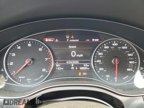 ✅ 2016 Audi A7 Premium Plus • VIN: WAUWGAFC6GN072330 • Lot: 53941805. Listed on Copart with 169,237 mi. Free auction sales archive from the USA and detailed vehicle history report at DreamBid. Image 9.