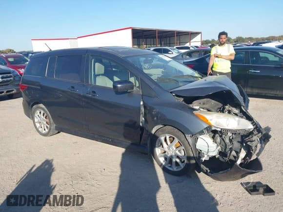 ✅ 2012 Mazda 5 Touring • VIN: JM1CW2CL6C0141592 • Lot: 43641687. Wystawiony na IAAI z przebiegiem 191 938 mil. Bezpłatny archiwum sprzedaży aukcyjnych z USA i szczegółowy raport historii pojazdu na DreamBid. Zdjęcie 1.