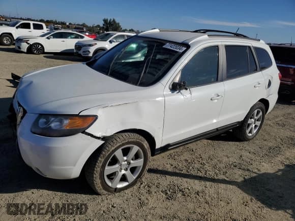 ✅ 2007 Hyundai Santa Fe SE • VIN: 5NMSH13EX7H019454 • Lot: 77422034. Listed on Copart with 54,382 mi. Free auction sales archive from the USA and detailed vehicle history report at DreamBid. Image 1.