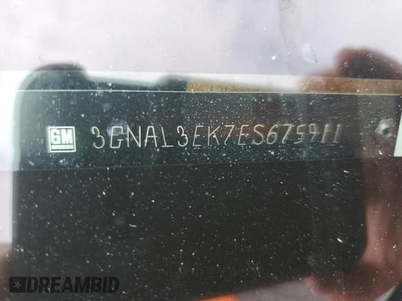 ✅ 2014 Chevrolet Captiva Sport LT • VIN: 3GNAL3EK7ES675911 • Lot: 45866355. Wystawiony na Copart z przebiegiem 115 154 mil. Bezpłatny archiwum sprzedaży aukcyjnych z USA i szczegółowy raport historii pojazdu na DreamBid. Zdjęcie 13.