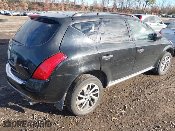 ✅ 2007 Nissan Murano SE • VIN: JN8AZ08W77W645565 • Lot: 43786666. Listed on IAAI with Not provided. Free auction sales archive from the USA and detailed vehicle history report at DreamBid. Image 4.