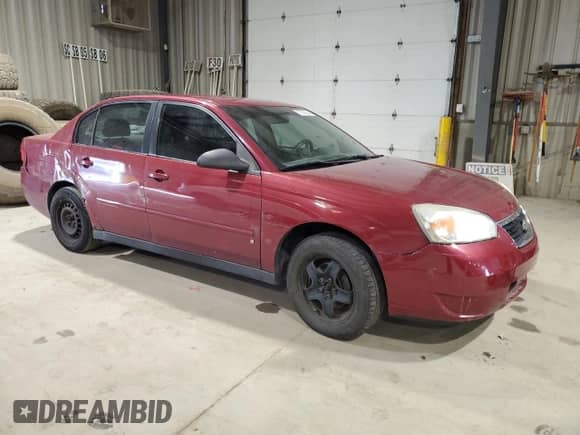 2007 Chevrolet Malibu 1LS with VIN 1G1ZS58F67F148192, listed as a Copart auction lot 75809034 with 116,184 mi miles and Salvage title. Bid and sale history available at DreamBid. Image 4.