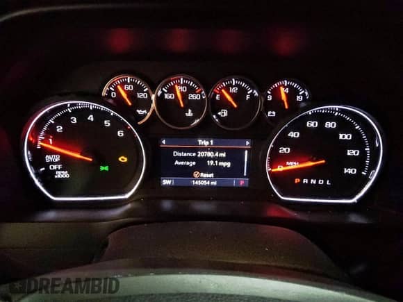 2019 Chevrolet Silverado 1500 LT с VIN 3GCPWCEK5KG129195, выставлен на аукционе Copart как лот 57515195 с пробегом 145 054 миль миль и Чистый • Clean title. История ставок и продаж доступна на DreamBid. Изображение 9.