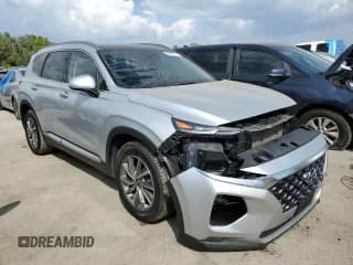 ✅ 2019 Hyundai Santa Fe Ultimate • VIN: 5NMS5CAD3KH005774 • Lot: 43407213. Wystawiony na Copart z przebiegiem 53 158 mil. Bezpłatny archiwum sprzedaży aukcyjnych z USA i szczegółowy raport historii pojazdu na DreamBid. Zdjęcie 4.