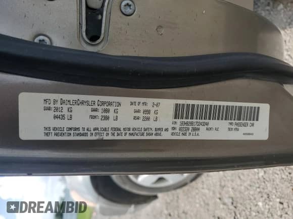 2007 Dodge Caliber с VIN 1B3HB28B17D243240, выставлен на аукционе Copart как лот 72613334 с пробегом 90 596 миль миль и Списание • Salvage title. История ставок и продаж доступна на DreamBid. Изображение 13.