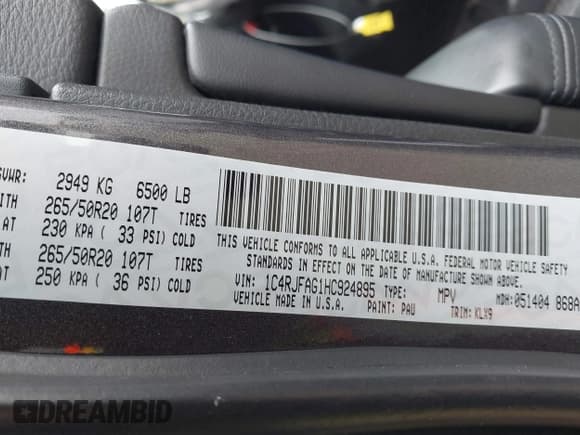 ✅ 2017 Jeep Grand Cherokee Altitude • VIN: 1C4RJFAG1HC924895 • Lot: 43576845. Wystawiony na IAAI z przebiegiem 143 021 mil. Bezpłatny archiwum sprzedaży aukcyjnych z USA i szczegółowy raport historii pojazdu na DreamBid. Zdjęcie 9.