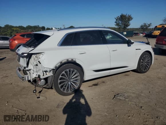 ✅ 2019 Audi e-tron Prestige • VIN: WA1VAAGE7KB025148 • Лот: 85916685. Опубликован ранее на Copart с пробегом 37 961 миль. Бесплатный доступ к архиву аукционных продаж из США и подробный отчёт об истории автомобиля на DreamBid. Изображение 3.