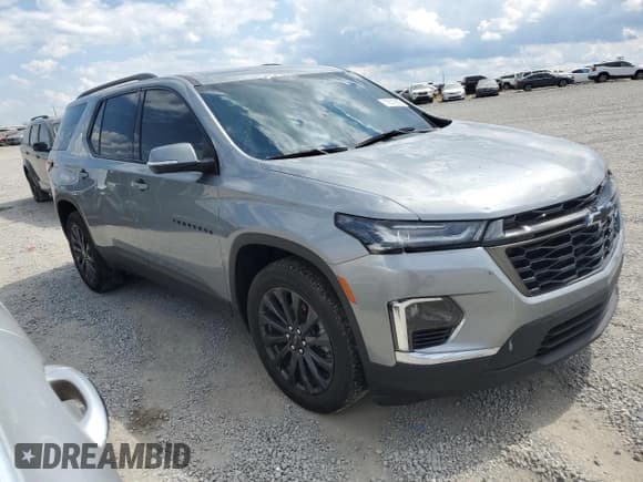 ✅ 2023 Chevrolet Traverse RS • VIN: 1GNERJKW3PJ239993 • Lot: 70573875. Listed on Copart with 21,670 mi. Free auction sales archive from the USA and detailed vehicle history report at DreamBid. Image 4.
