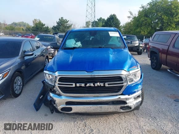 ✅ 2021 Ram 1500 Big Horn • VIN: 1C6SRFBT5MN618150 • Lot: 43194519. Wystawiony na IAAI z przebiegiem 56 403 mil. Bezpłatny archiwum sprzedaży aukcyjnych z USA i szczegółowy raport historii pojazdu na DreamBid. Zdjęcie 12.