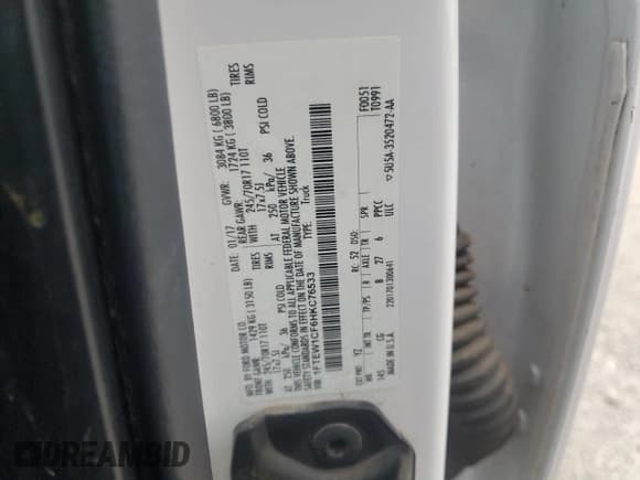 ✅ 2017 Ford F-150 XL • VIN: 1FTEW1CF6HKC76533 • Лот: 85727465. Опубликован ранее на Copart с пробегом 217 357 миль. Бесплатный доступ к архиву аукционных продаж из США и подробный отчёт об истории автомобиля на DreamBid. Изображение 12.